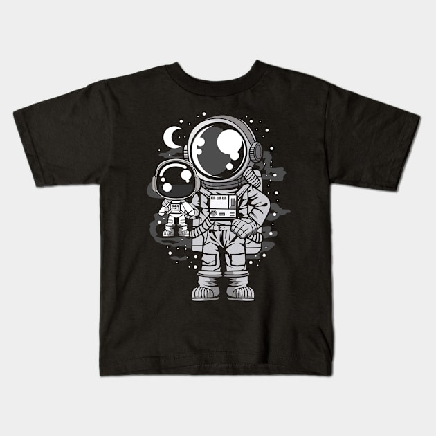 Astronaut In Space - With A Doll Kids T-Shirt by ShirzAndMore